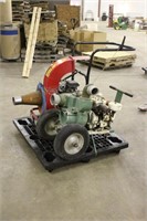 TEEL CENTRIFUGEL 8HP TRASH PUMP, AND MTD TWO IN