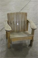 SMALL CEDAR CHAIR, UNUSED