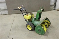 JOHN DEERE 826 SNOWBLOWER, LAST RAN 1 WEEK AGO