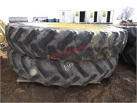 (2) 320/90 R 50 Titan Tractor Tires