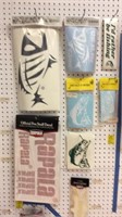 Large lot of decals and stickers
