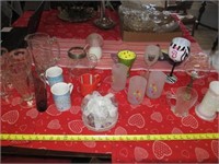 Large Lot of Misc Glass Ware