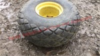 JD front tractor wheel