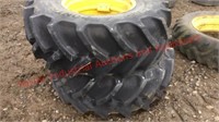 JD front tractor wheels
