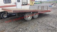 Shop built 16ft tandem axle trailer