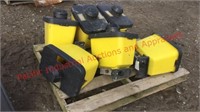 Hoppers for JD insecticide spreader