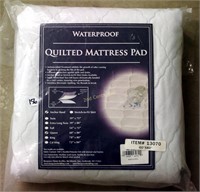 Waterproof Quilted Mattress Pad Queen Size