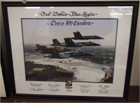 Blue Angles Autographed Picture
