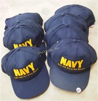 8 Navy Snap Back Hats