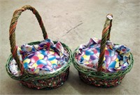 2 Easter Baskets With Padding