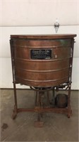 Antique copper washing machine