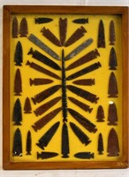 Native American Cased Obsidian Spear Points