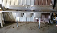 3 Hole Stainless Steel Sink