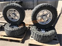 4pc Rims & Tires 37x13.50R20
