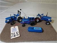 (3)Ertl Ford Tractors