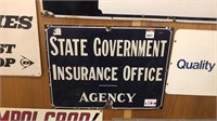 STATE GOVERNMENT INSURANCE SIGN