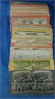 Lot #3 : 53 Stereoscopic cards, most from the