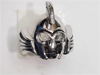 37H- Mens stainless steel ring -size 10 -$60