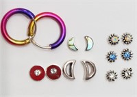 28H- 7 pair assorted sterling earrings - $200