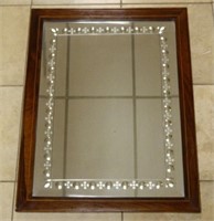 Reverse Cut and Beveled Mirror.