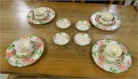 Franciscan Dessert Rose Earthenware Set.