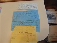 1926/ 1927 Aylmer cancelled cheques
