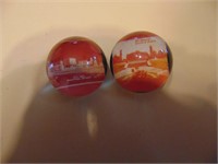 2 Brantford Paperweights