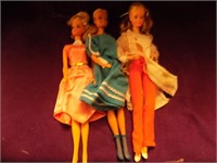 3 Barbie Dolls Made in Philippines 1966