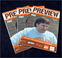 3 Cleveland Browns Preview Magazines