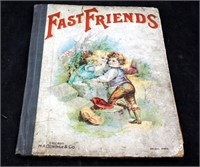 Antique Fast Friends Child's Book