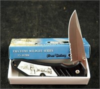 Frost Cutlery Wolves Executive Wildlife Knife
