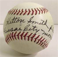 Hilton Smith. Single Signed Baseball.