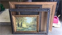 Antique picture frames