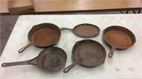 Cast fry pans