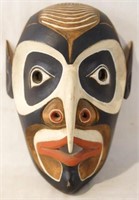 Kwakiutl NW Indian carved wooden mask