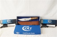 Three Colt knives