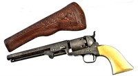 Factory Engraved Colt 1851 Navy Iron Frame