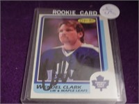 Wendal Clark SIGNED Rookie O pee chee 149