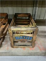 Mayzee Gold Label melons wood crate