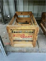 Huron Valley Westside melons wood crate