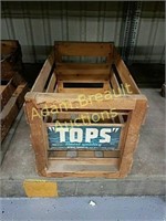 Imperial produce TOPS wood crate