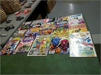 20 assorted comic books