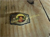 John Wayne made in USA belt buckle