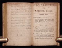 A Catalogue of Chymicall Books, 1675