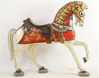 Looff style armored carousel  horse