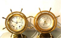 Seth Thomas Ship's Clock and Barometer