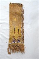 Plains Indian beaded tobacco bag