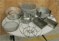 Vintage Cookware - Baskets, Pans & More