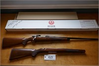 .338 WIN MAG RUGER M77 HAWKEYE-WOOD STOCK-