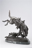 Bronze Sculpture titled "Wicked Pony", F.Remington